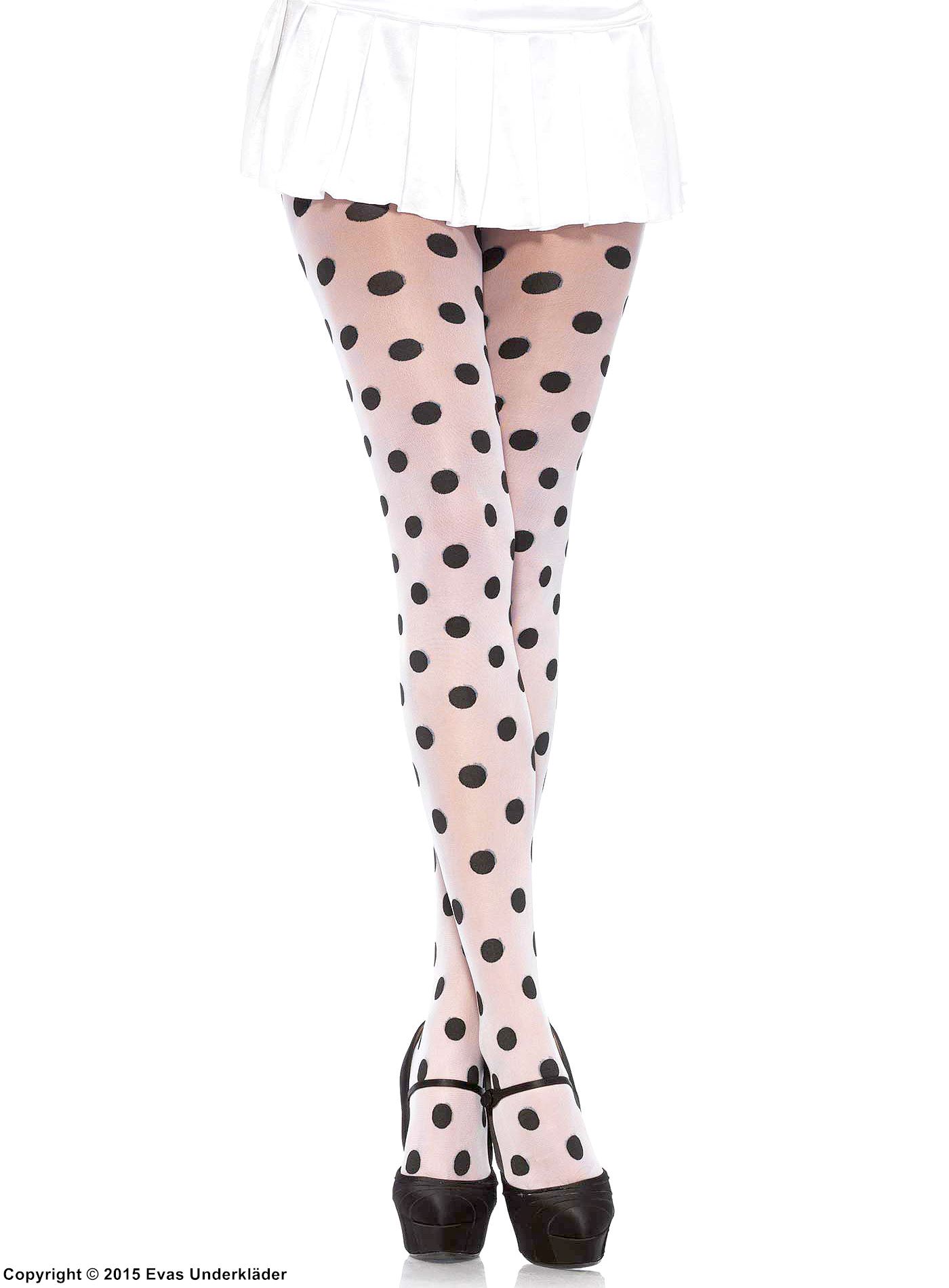 Süße Strumpfhose, polka dot